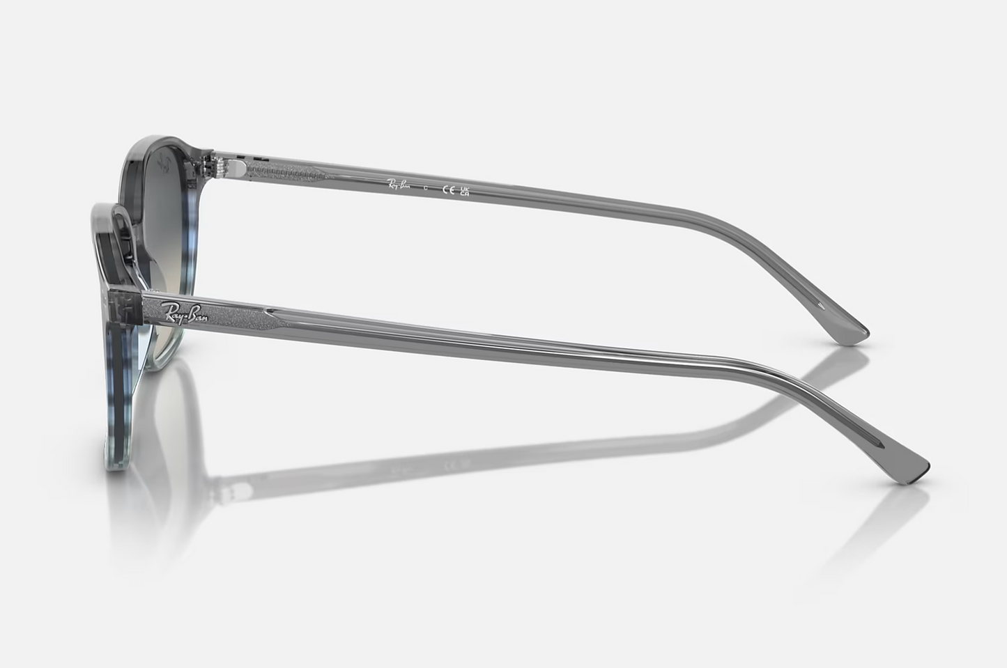 Ray-Ban Leonard Grey Stripe Sunglasses