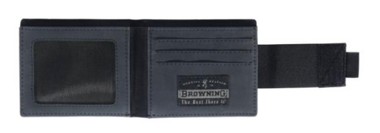 Men's Black Tactical Bifold Wallet