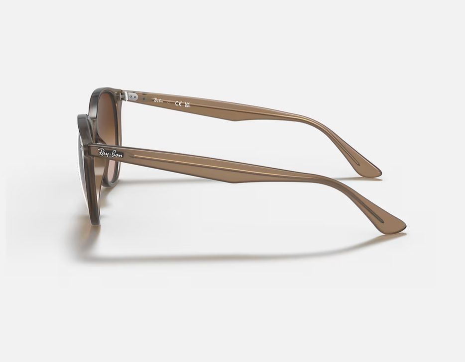 Rayban Polished Beige Brown Gradient Sunglasses
