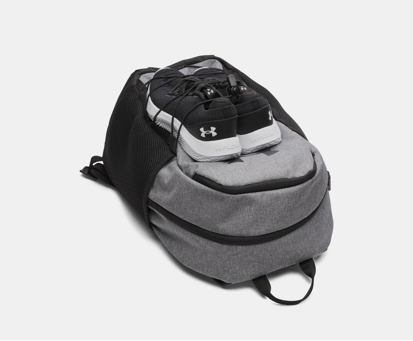 UA Grey & Black Hustle Sport 6.0 Backpack