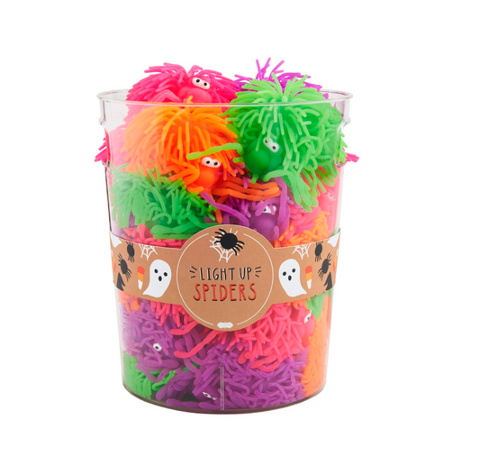 Mud Pie Light-Up Spiders - 4 Colors