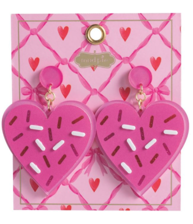 Mud Pie Valentine's Earrings - 4 Colors
