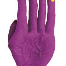 Mud Pie spooky Halloween hands decor, shown in one of four available colors
