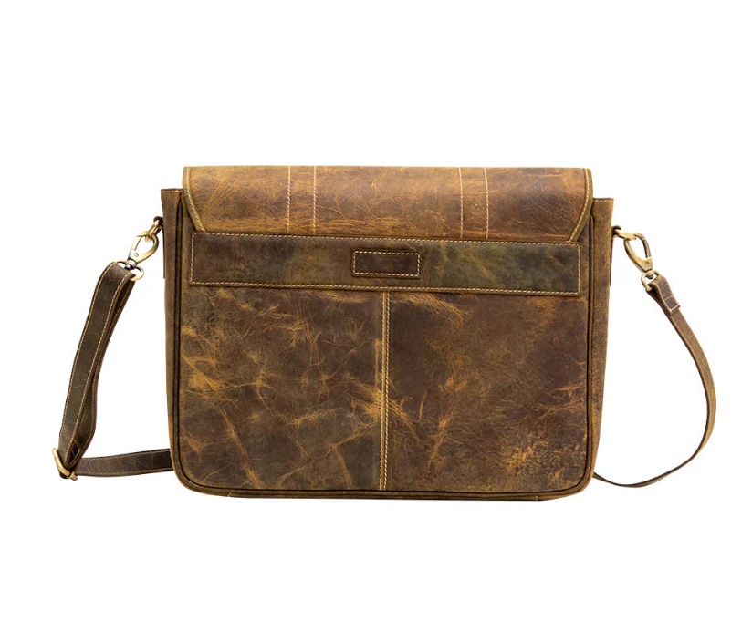 Myra Jackal Brown Laptop Bag