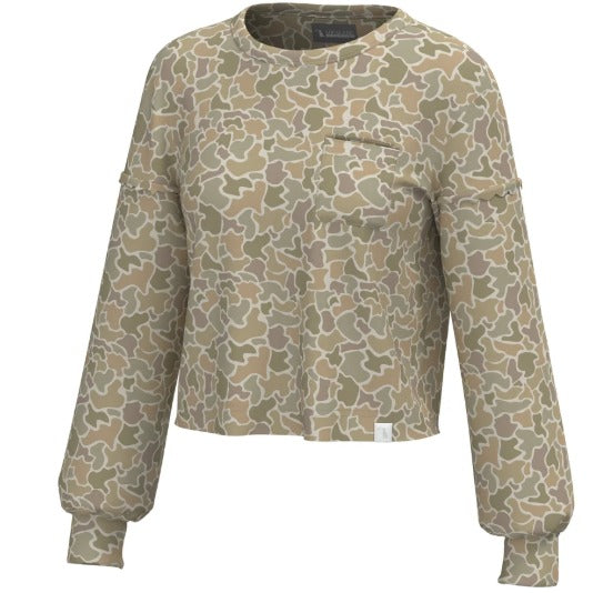 Local Girl Forest Camo Flora Revive Sweatshirt
