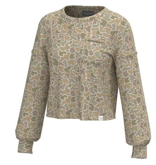 Local Girl Forest Camo Flora Revive Sweatshirt