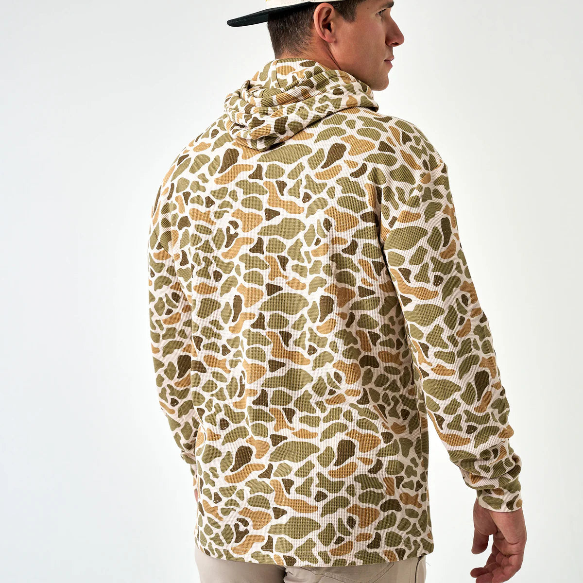 Burlebo Men's Venado Camo Thermal Hoodie
