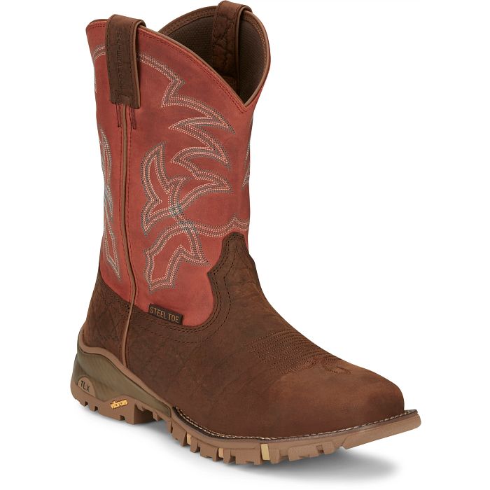 Tony Lama Roustabout 11" Steel Toe Waterproof Work Boot