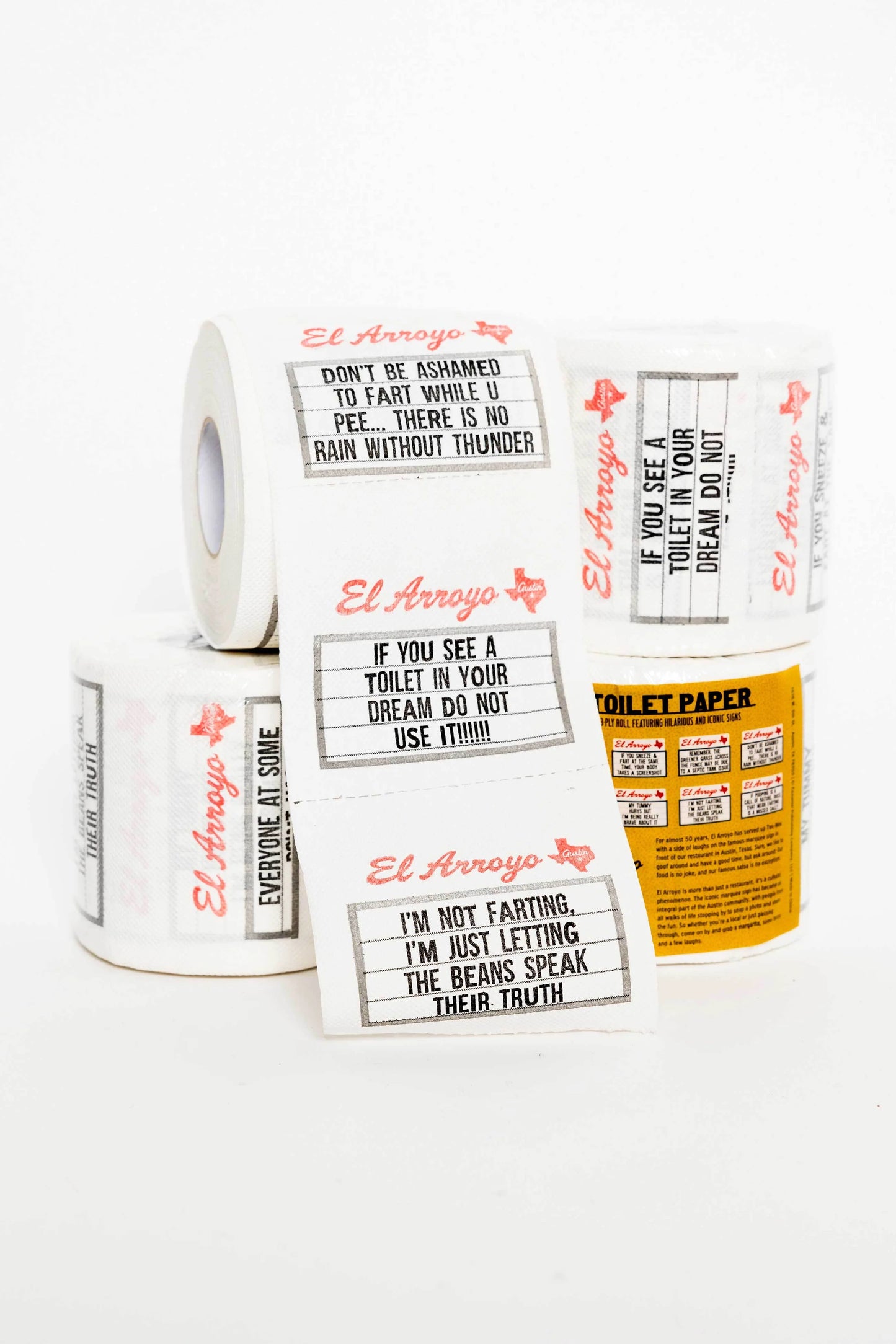 El Arroyo Poop Jokes Toilet Paper Roll