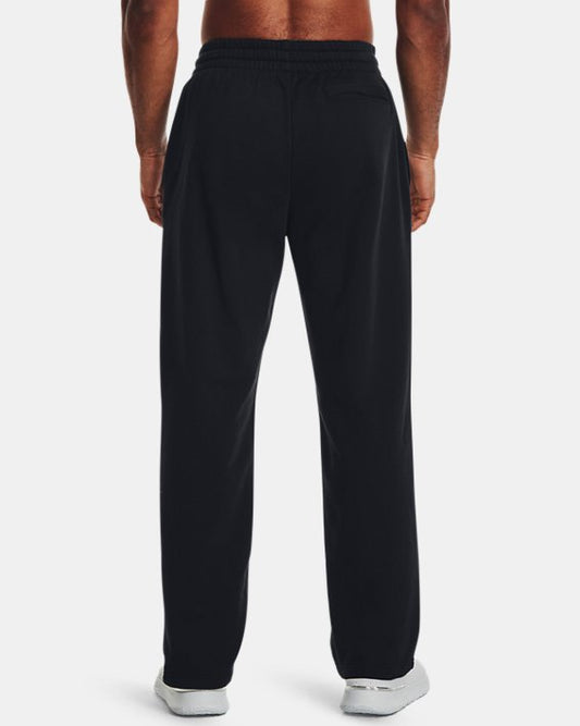 Men's UA Rival Fleece Pants- Black
