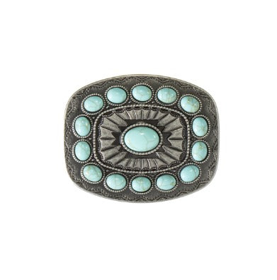 Blazin Roxx Turquoise Belt Buckle