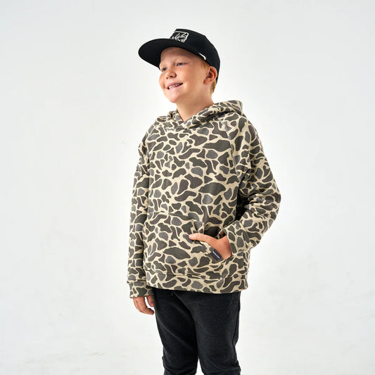 Burlebo Youth Classic Deer Camo Hoodie