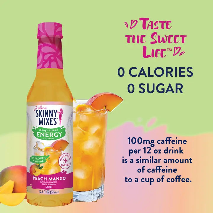 Sugar Free Peach Mango Energy Syrup