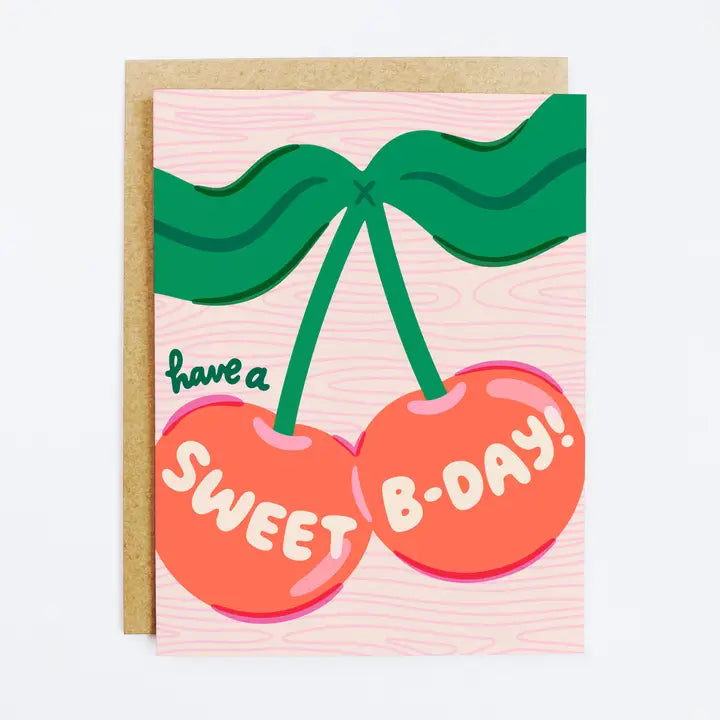 Cherry Sweet Birthday Greeting Card