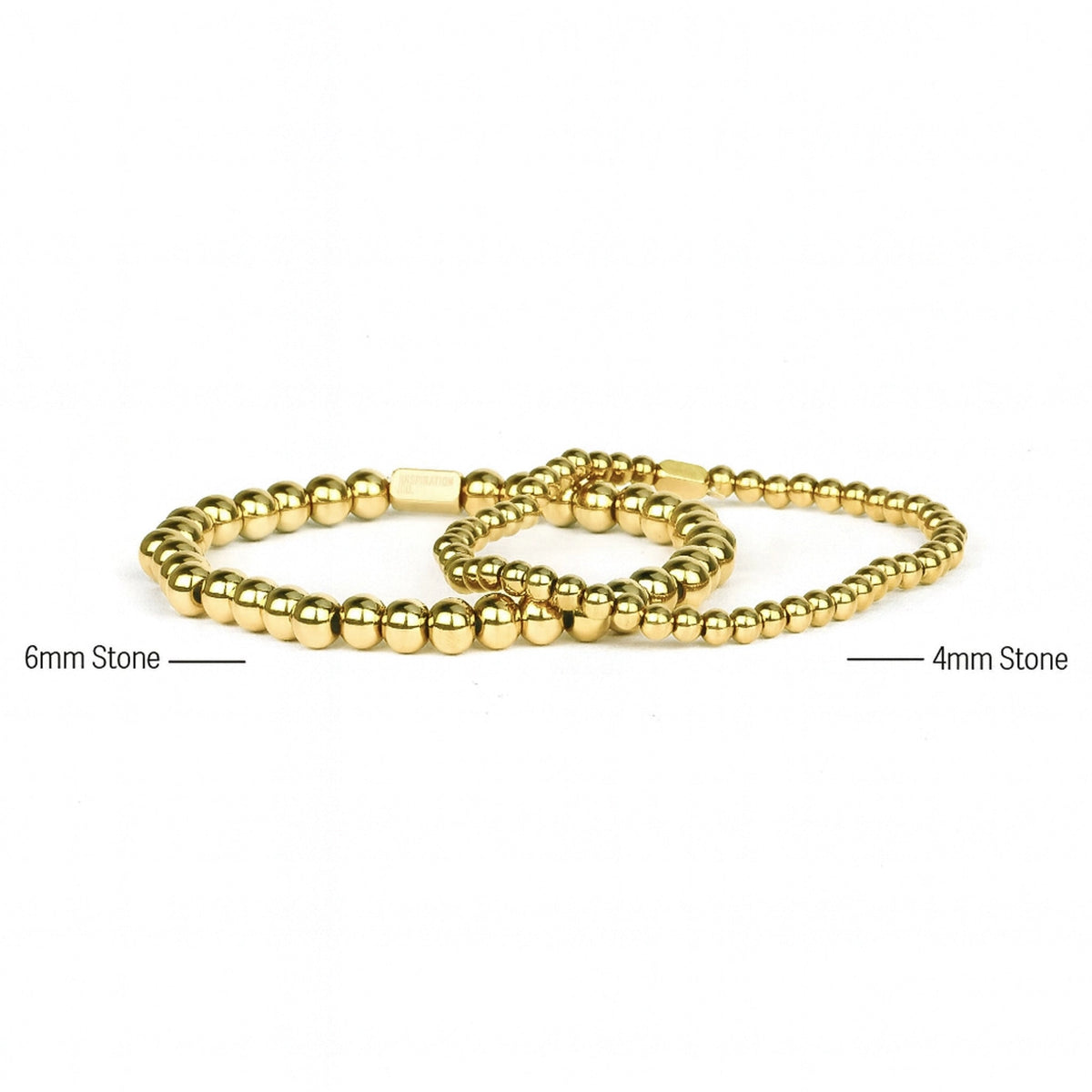 The Inspiration Company Genuine Stone Accent Bracelet | 6 Colors