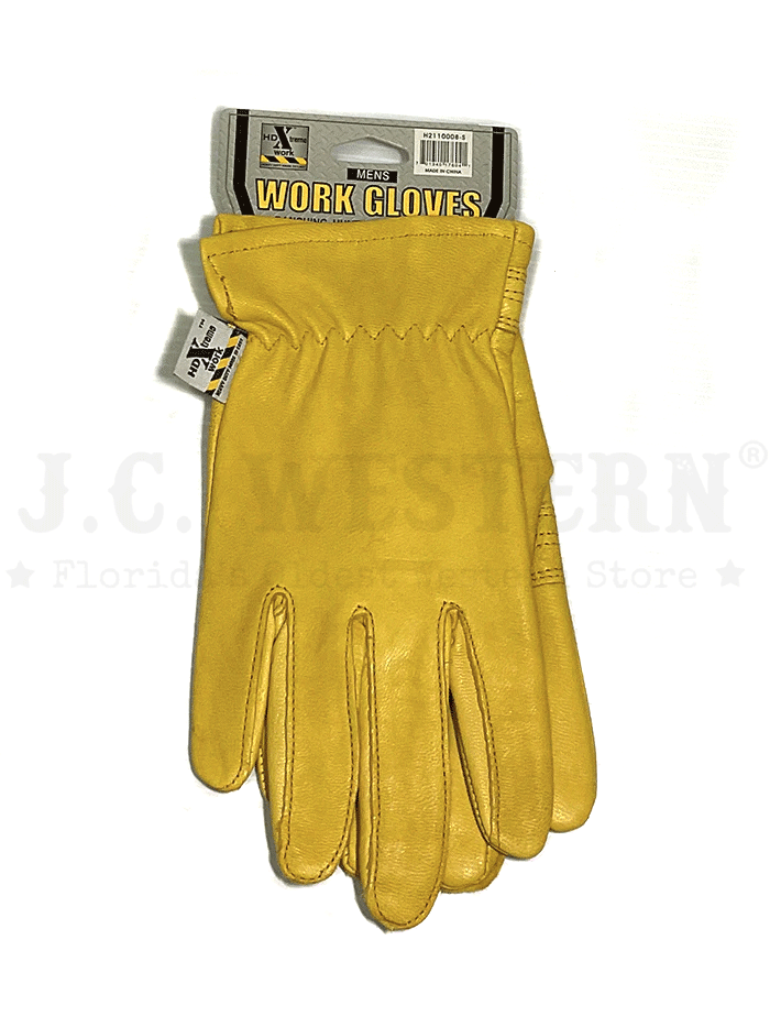 HD Xtreme Men's Goatskin Leather Work Gloves