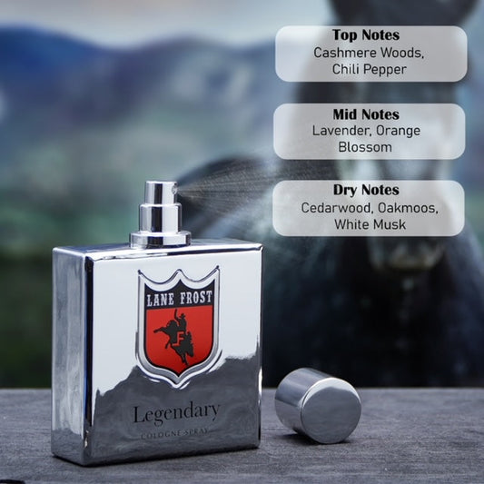 Lane Frost Legendary Chrome Cologne 3.4 oz