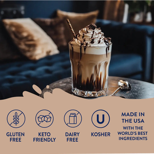 Sugar Free Salted Dark Chocolate Espresso Syrup