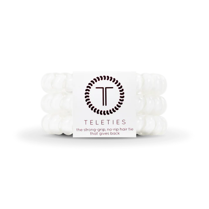 Coconut White Small Hair Ties