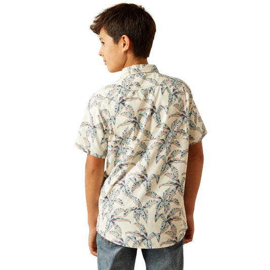 Ariat Boys VentTEK Outbound Papyrus Classic Fit Shirt