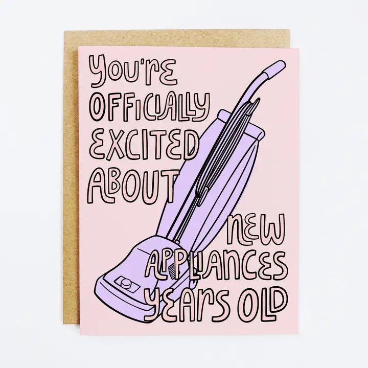 New Appliances Birthday Card