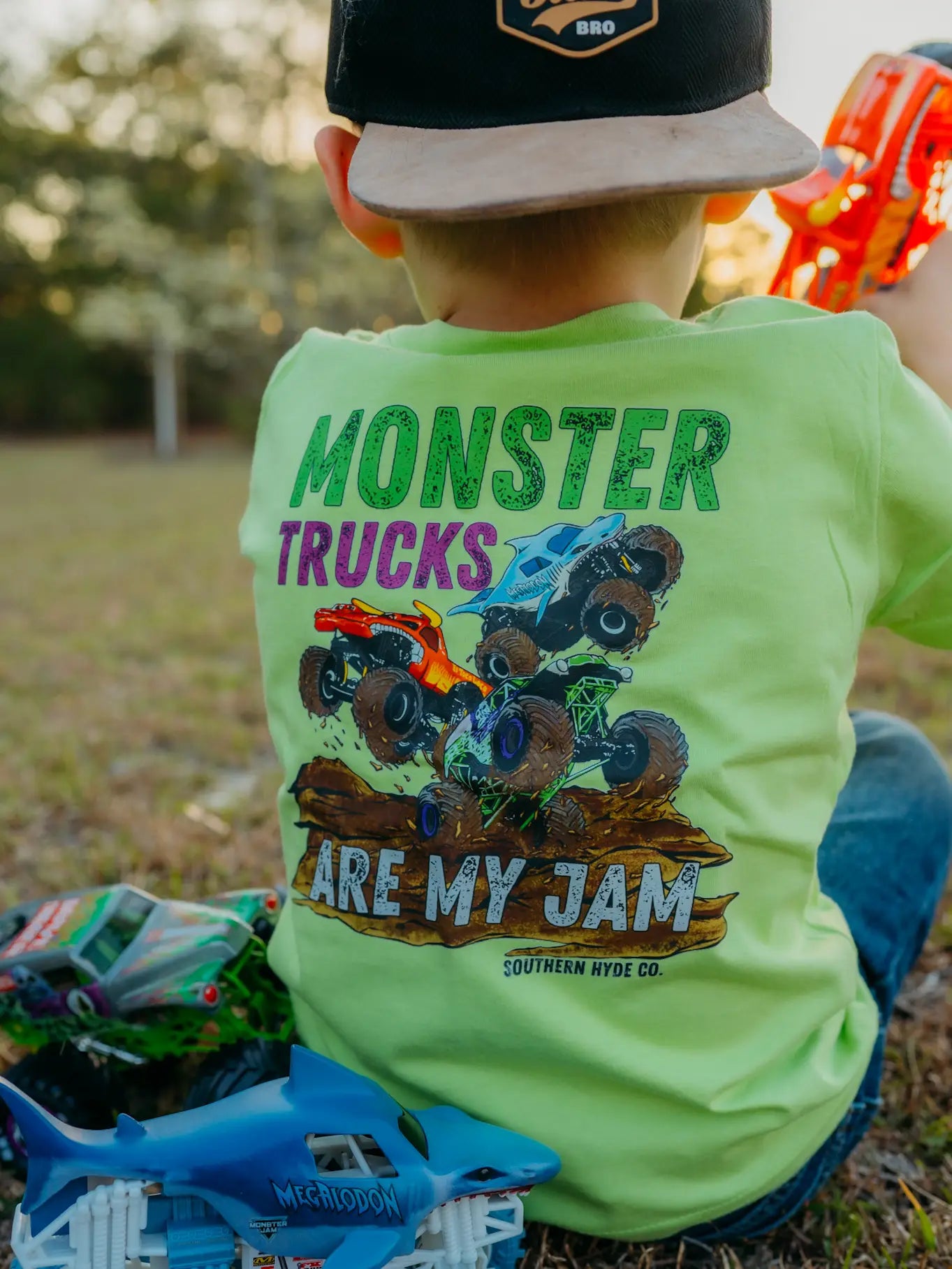 Monster Trucks Are My Jam Toddler Tee
