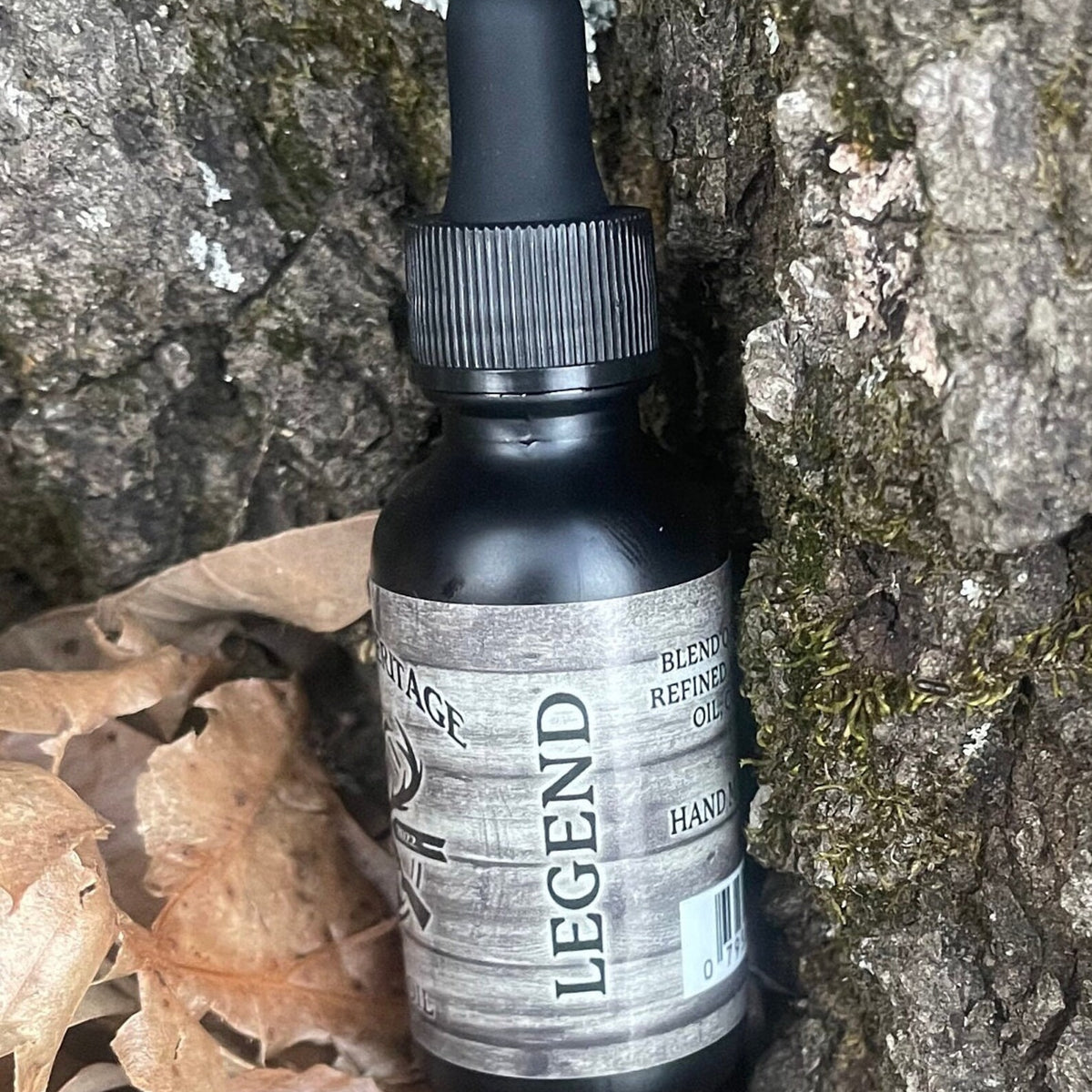 Southern Heritage beard oil, shown in one of four available scents