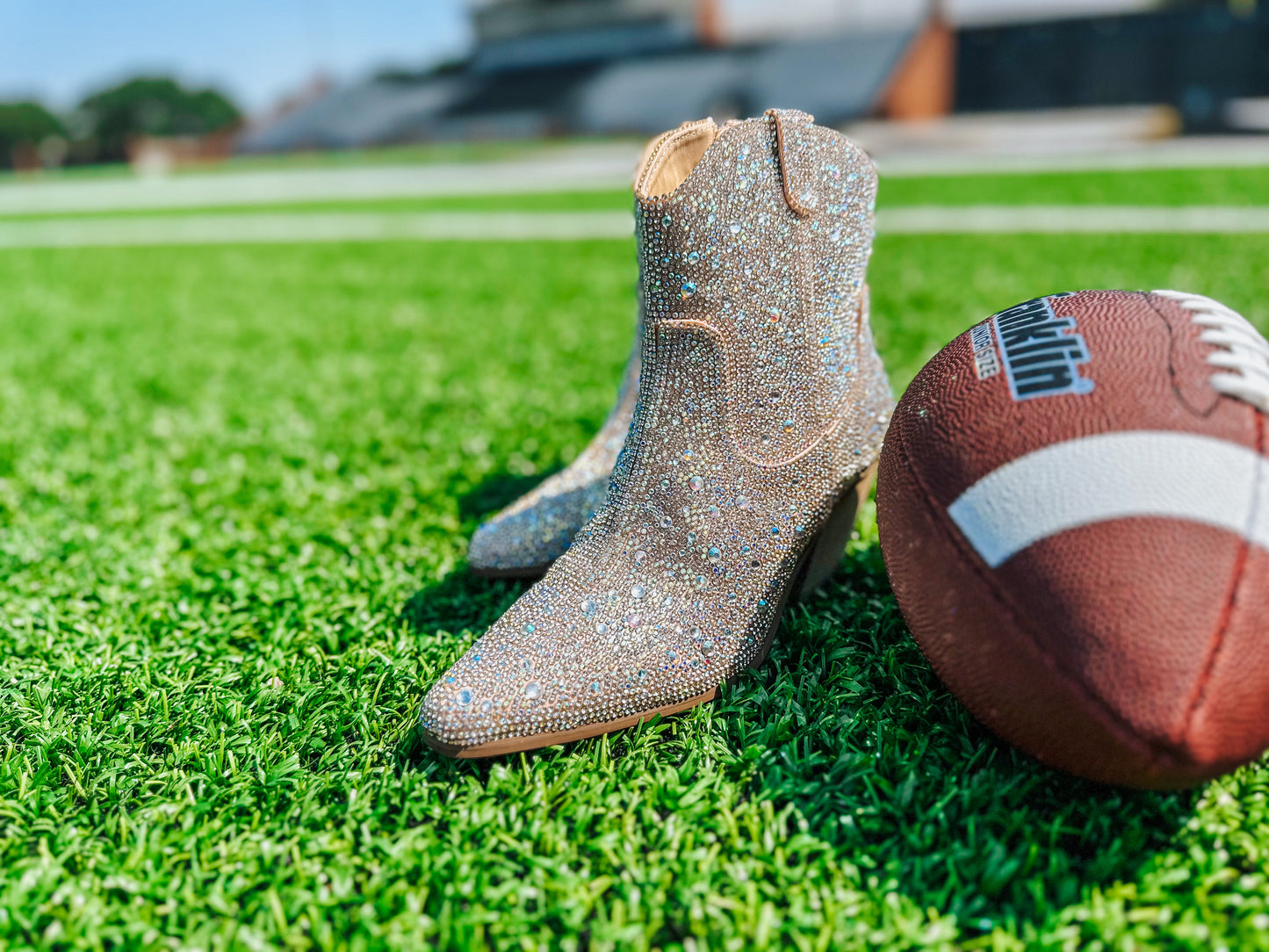 Harlow Clear Rhinestone Ankle Boot By Matisse