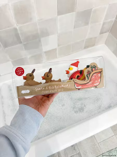 Santa Reinducks Bath Toy