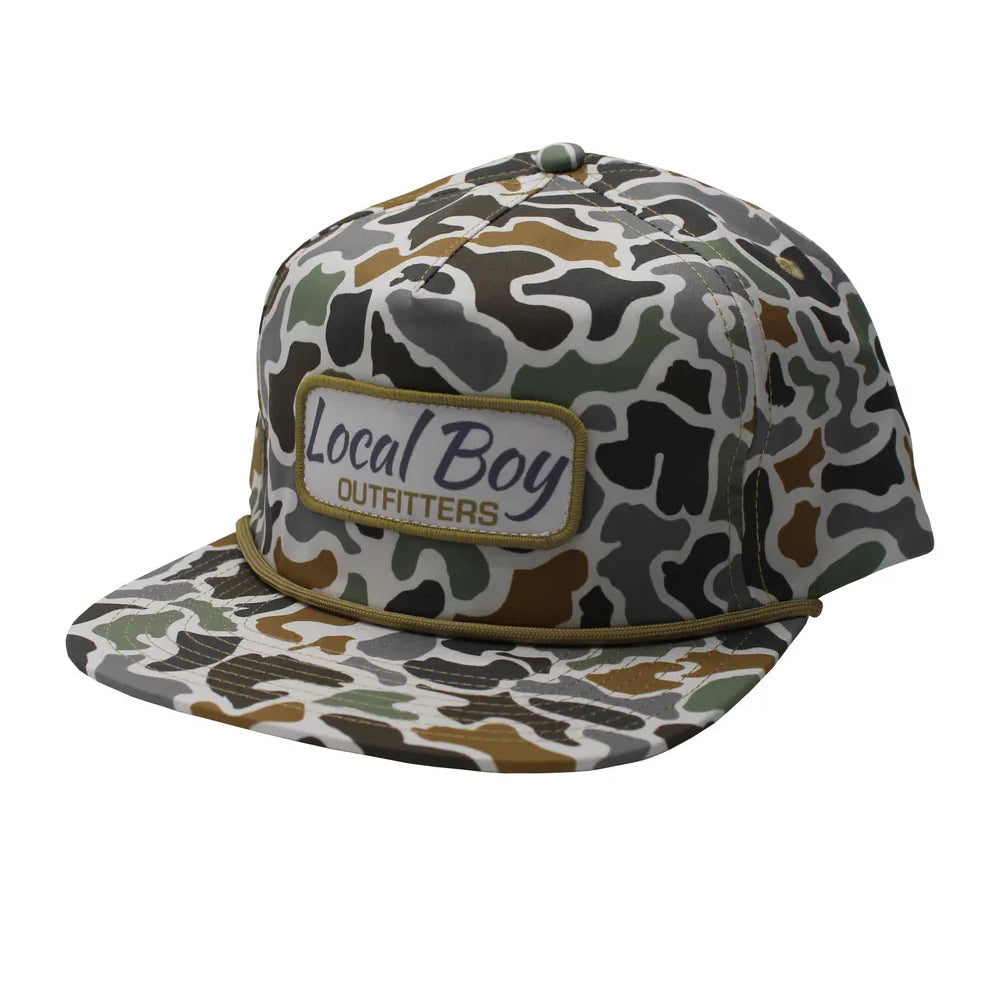 Local Boy Local Insignia rope hat, shown in one of two available colors