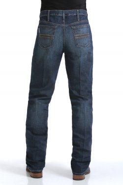 Cinch Men's Slim Fit Silver Label Dark Stonewash Jeans
