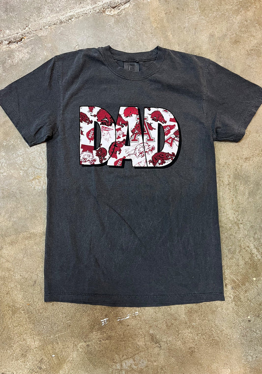 Arkansas Dad Pepper Grey Graphic Tee