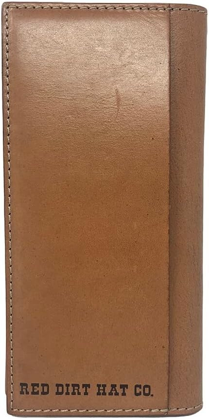 Red Dirt Hat Co Desert Scene Logo Patch Rodeo Wallet