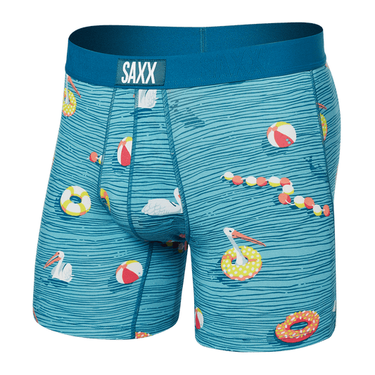 Saxx Vibe Super Soft Boxer Briefs- Swimmers Sea Level