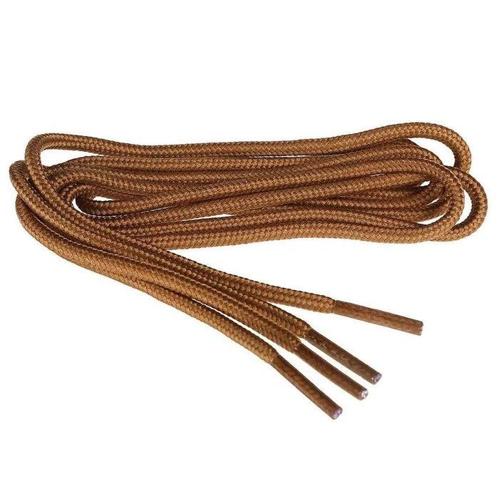 Twisted X Replacement Shoe Laces in brown, coiled