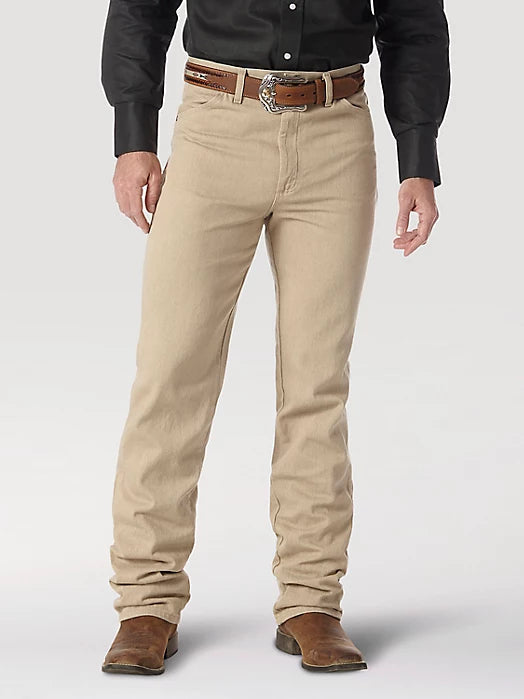 Jeans - Cotton Tan Cowboy Cut Slim Fit Men - Wrangler Color Beige