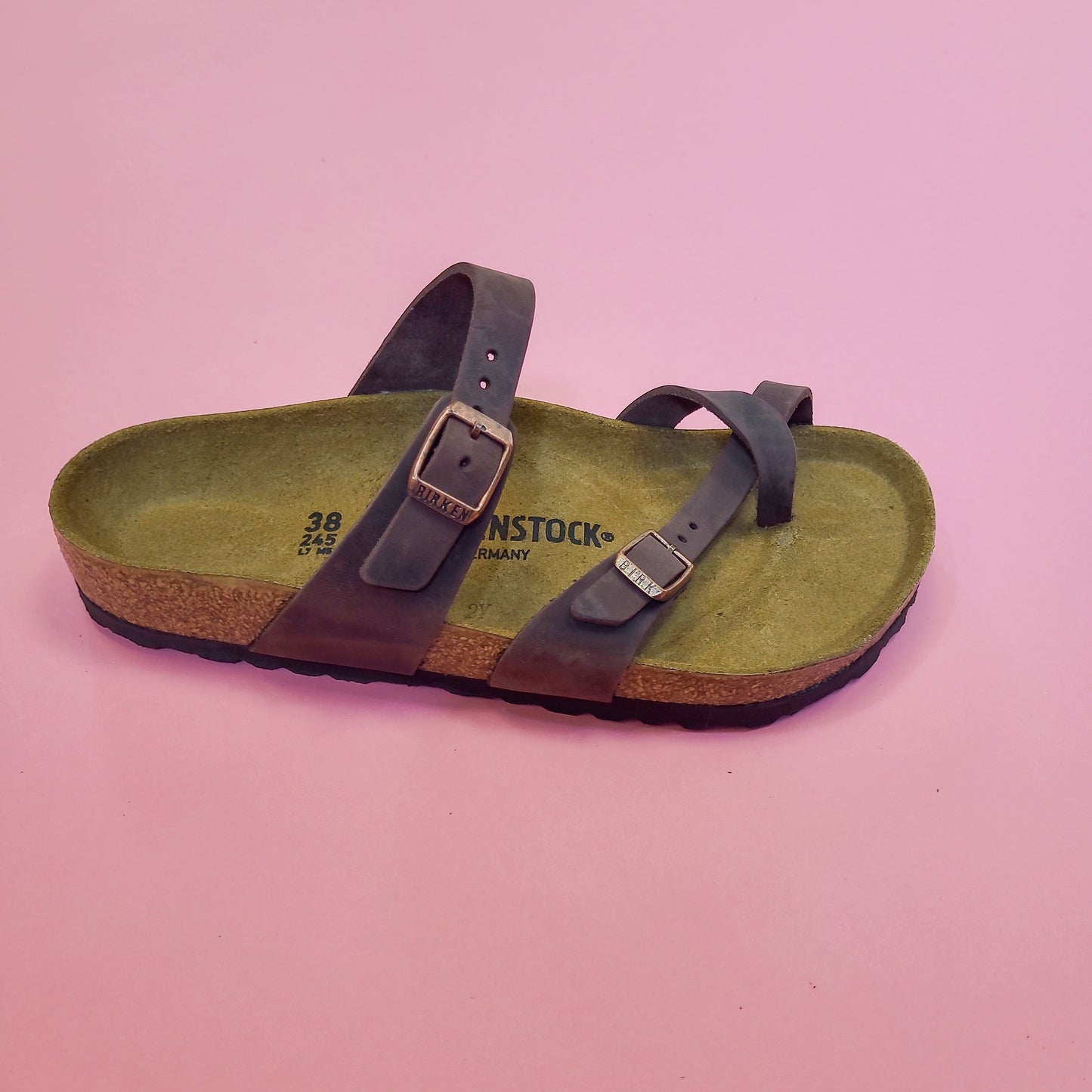 Mayari Habana Oiled Leather Sandal By Birkenstock