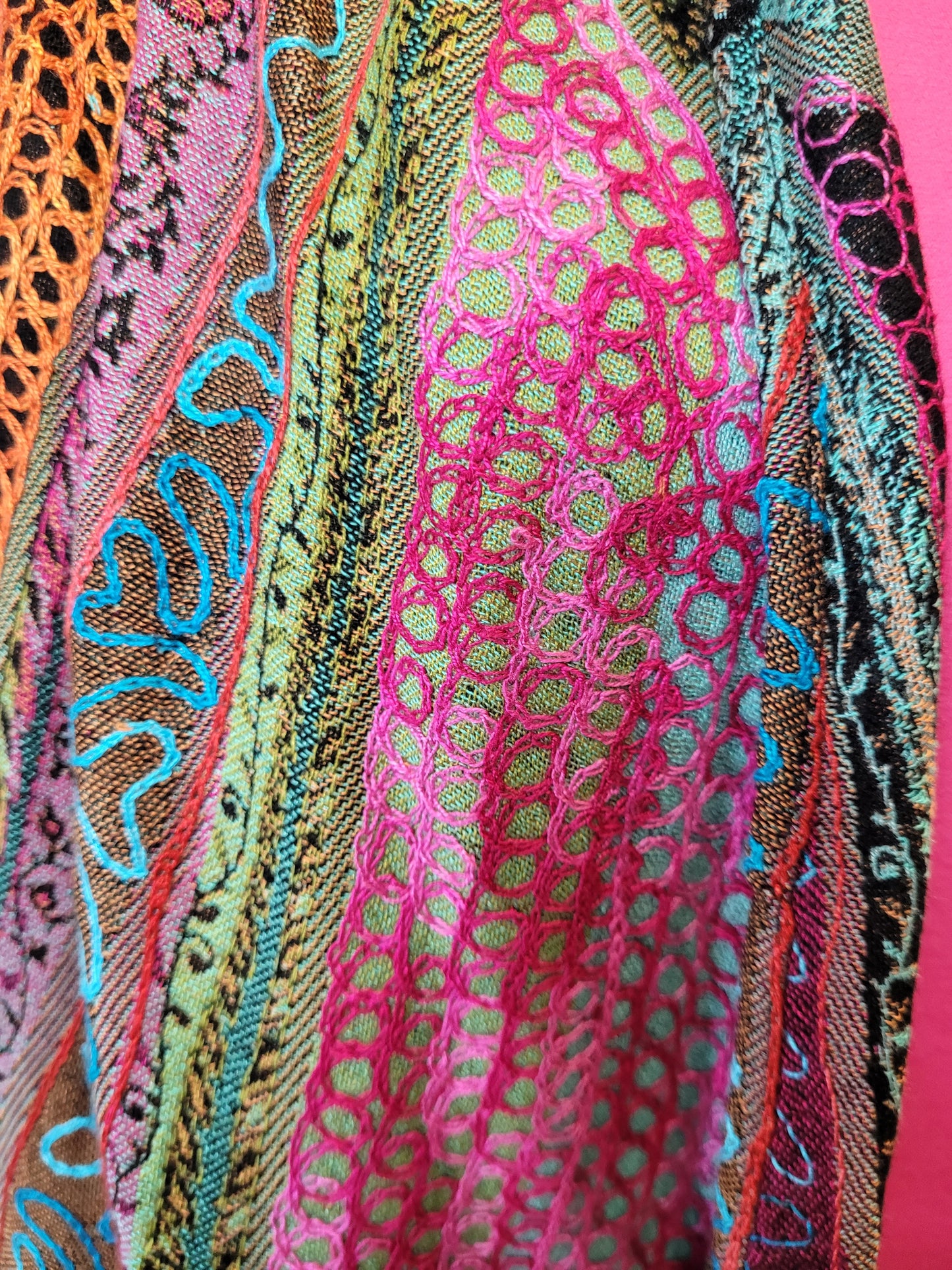 Multi Colored Fringe Vest