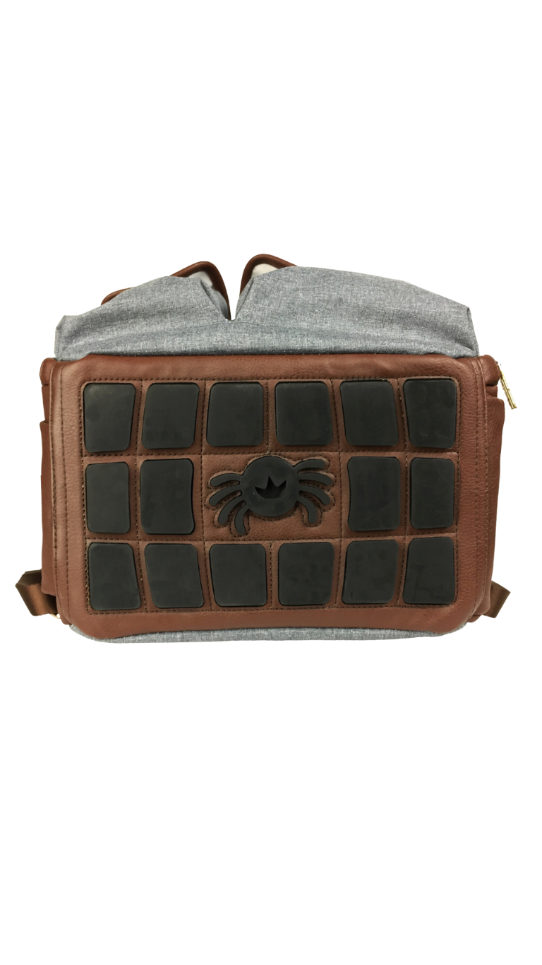 Handsome Heather Gray Diaper Bag Backpack