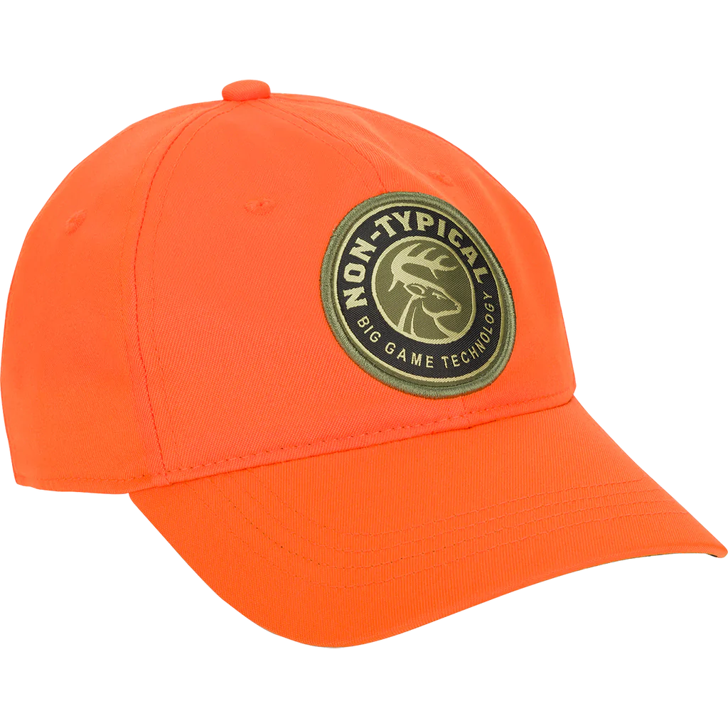 Drake Not Typical Blaze Orange BGT Patch Camo Twill Cap