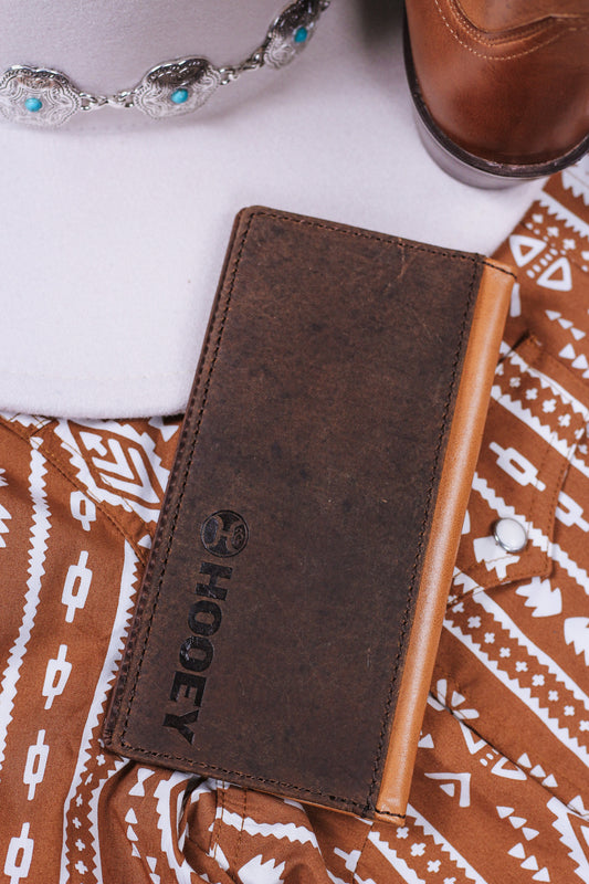 Grayson Rodeo Hooey Wallet Brown/Tan
