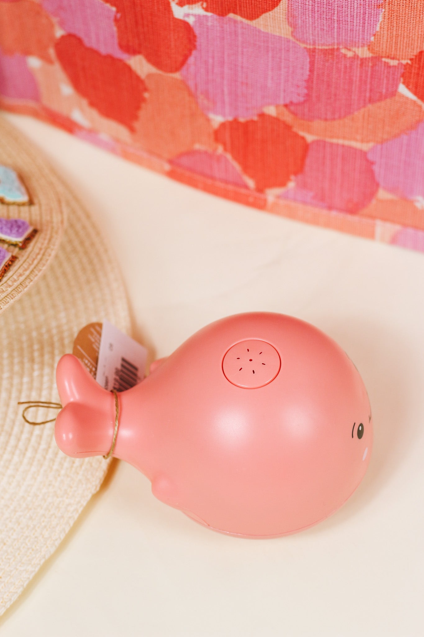 Pink Light Up Whale Spray Toy