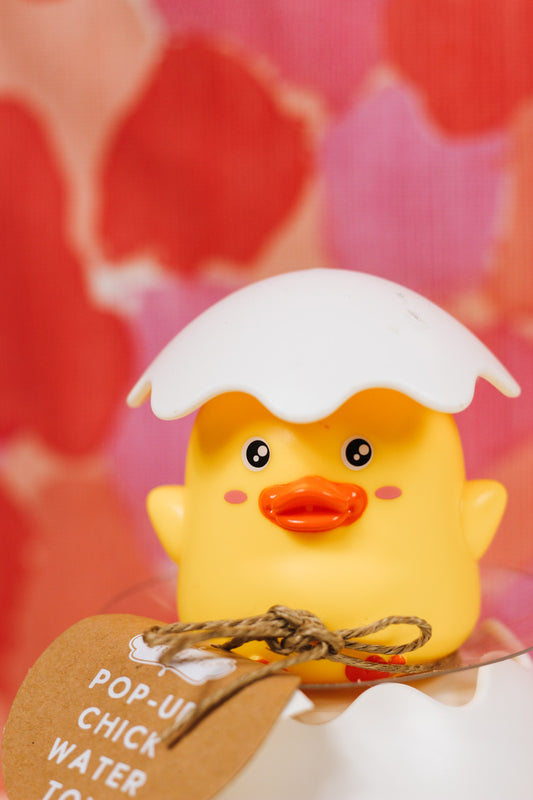 Yellow Pop Up Chick Bath Toy