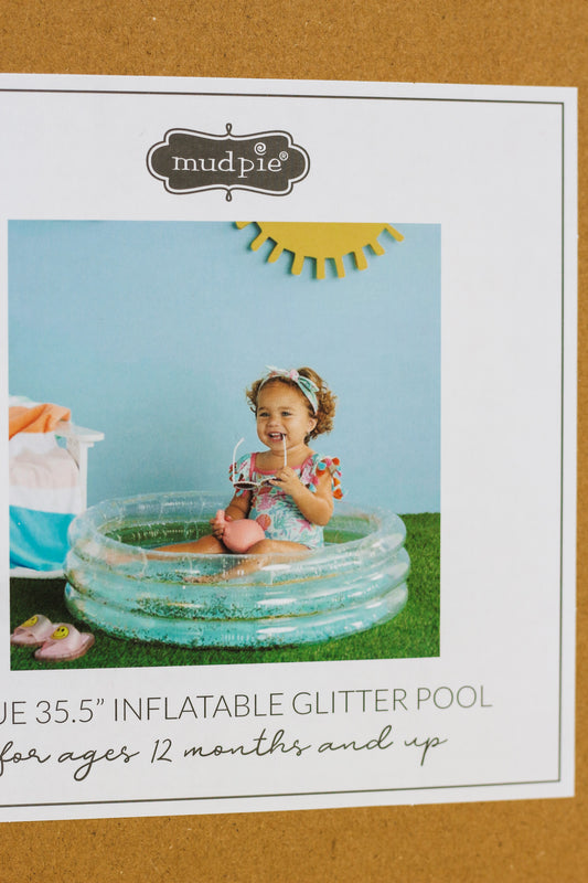 Blue Glitter Baby Pool