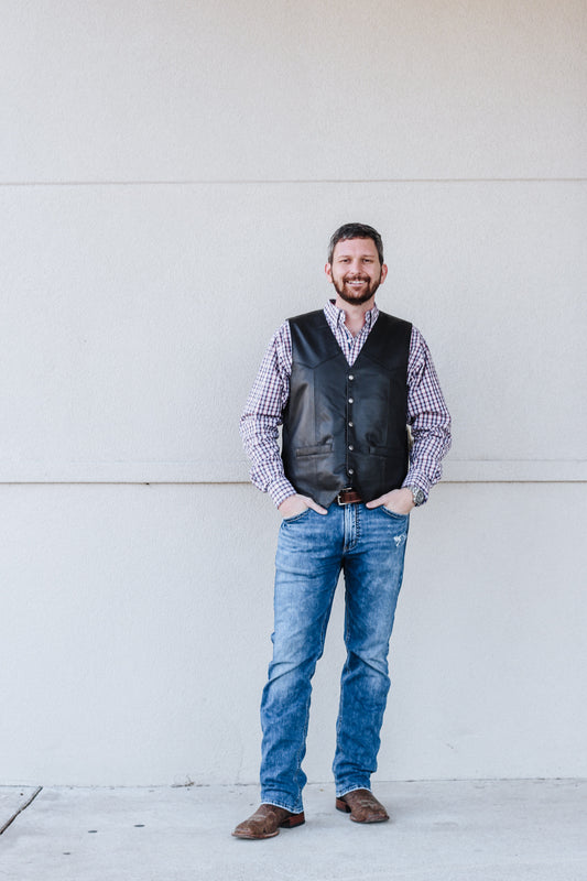 Scully - Lambskin Classic Leather Vest