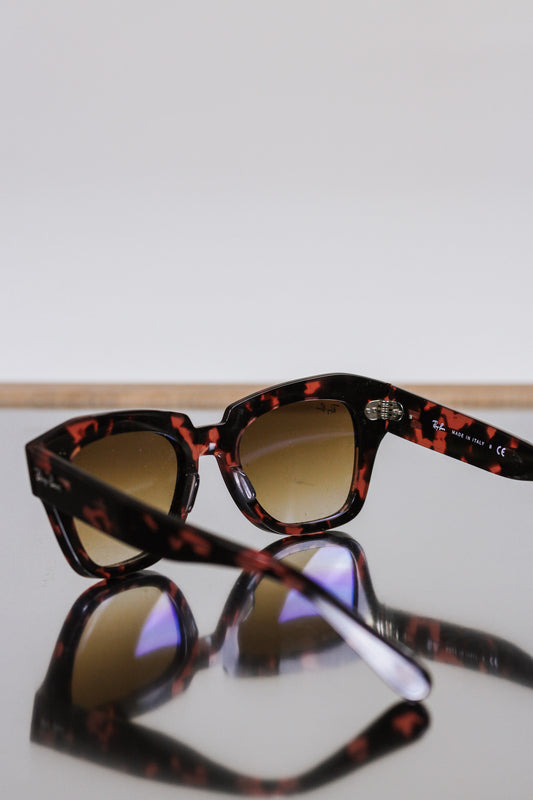 Pink Brown State Street Ray-Ban Sunglasses