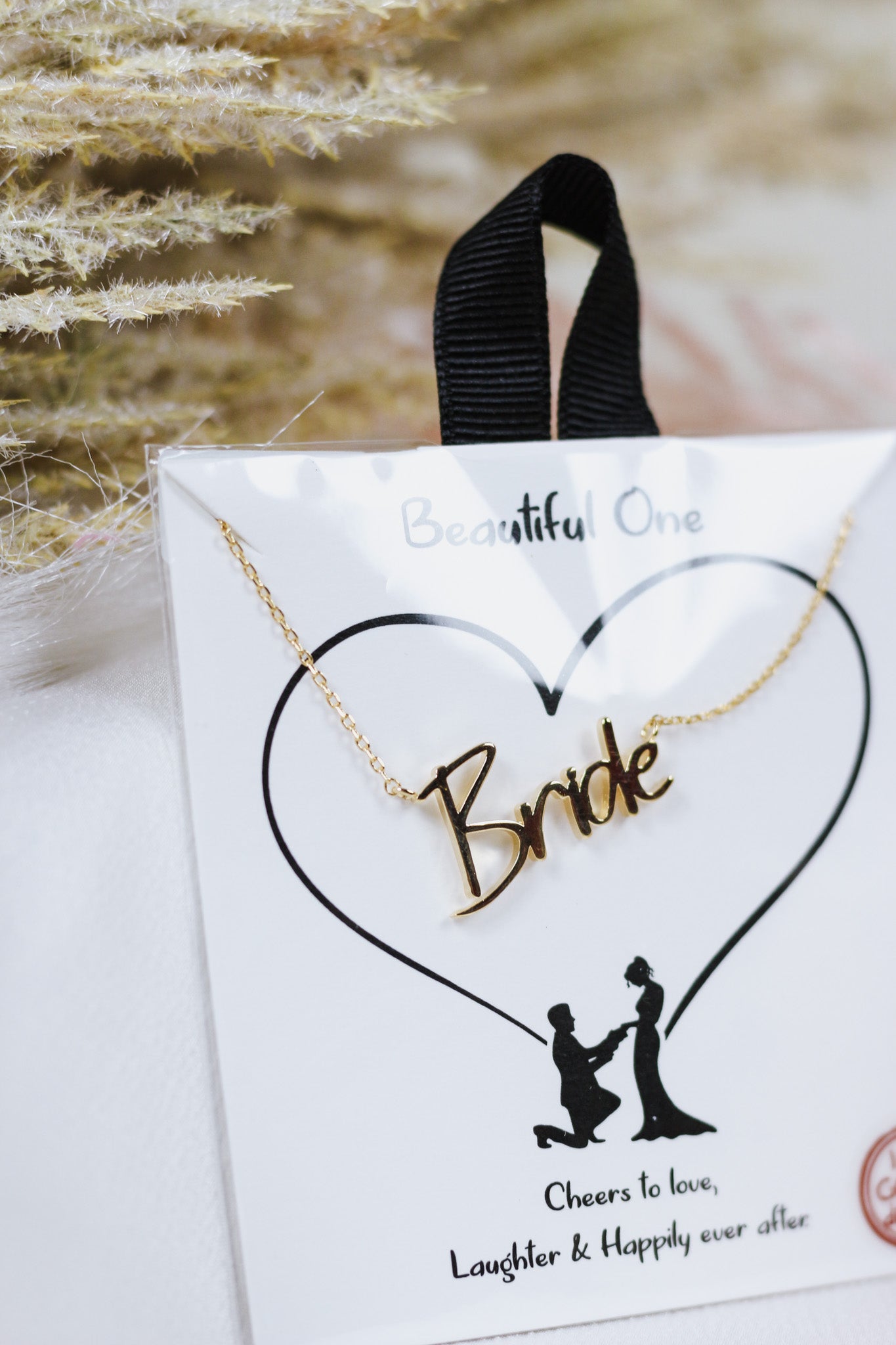 18K Gold Bride 16"-18" Necklace