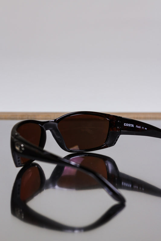 Costa Del Mar Fisch Green Tortoise Sunglasses
