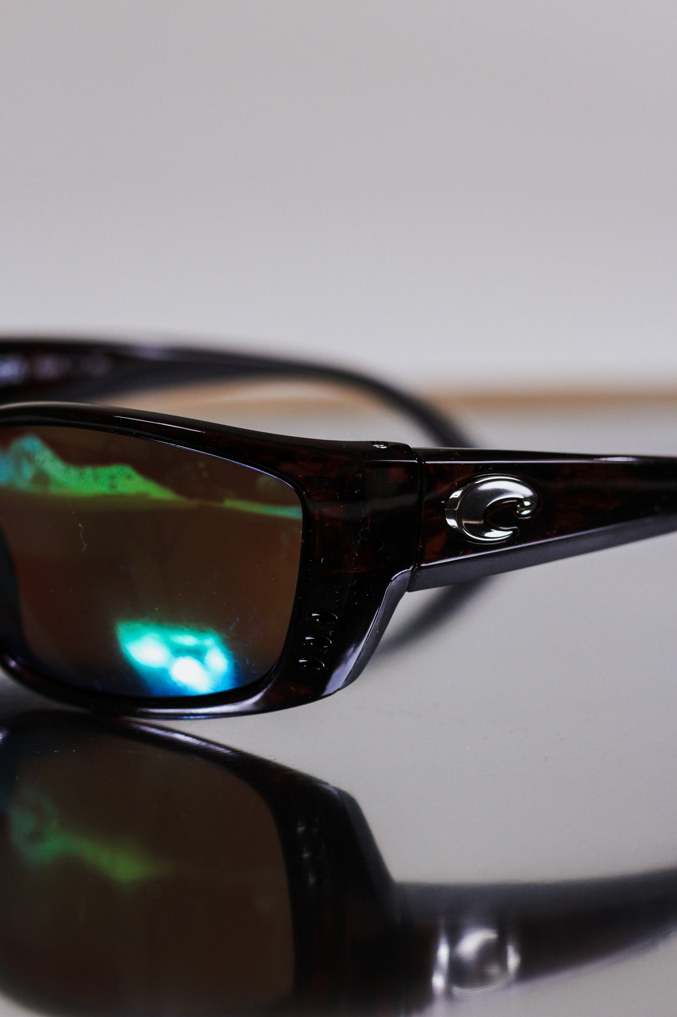 Costa Del Mar Fisch Green Tortoise Sunglasses