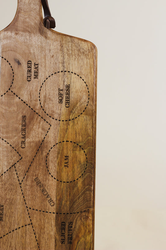 Charcuterie Serving Paddleboard